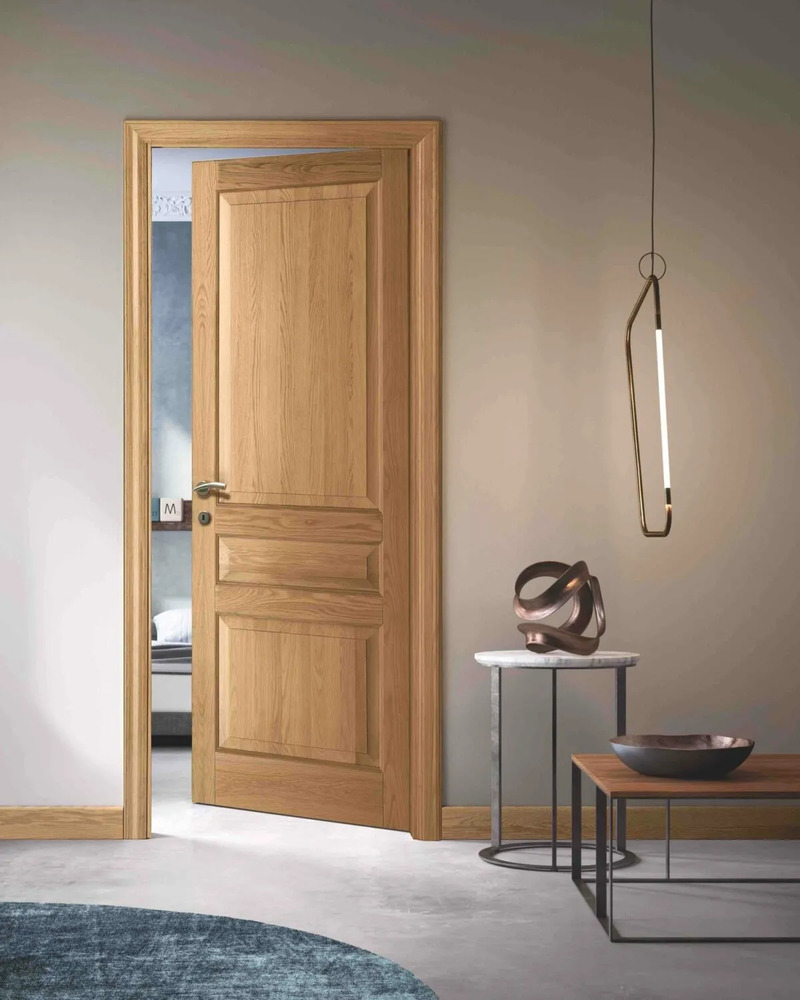 Porta battente classica Garofoli, collezione 110 e Lode finitura Rovere Naturale 